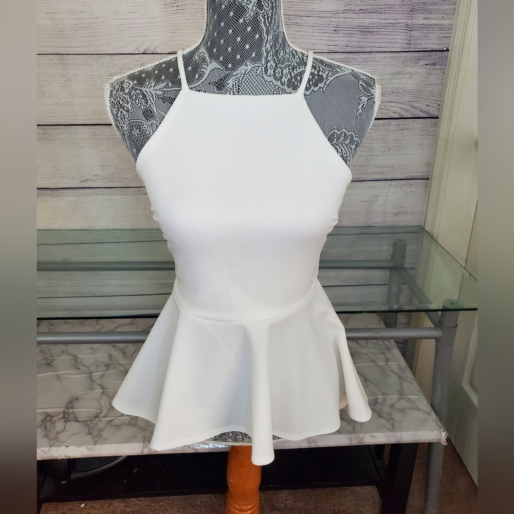 💜 peplum top
